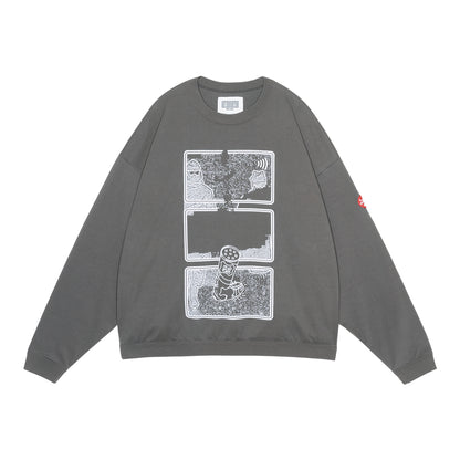 CES29CS28	MD Clean Room LIGHT BIG CREW NECK CHARCOAL