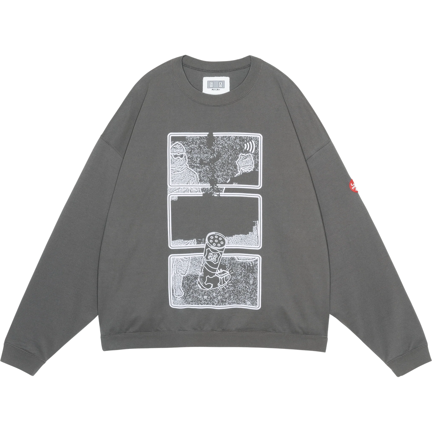 CES29CS28	MD Clean Room LIGHT BIG CREW NECK CHARCOAL