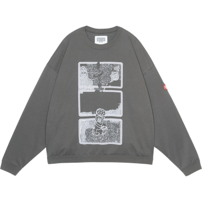 CES29CS28	MD Clean Room LIGHT BIG CREW NECK CHARCOAL