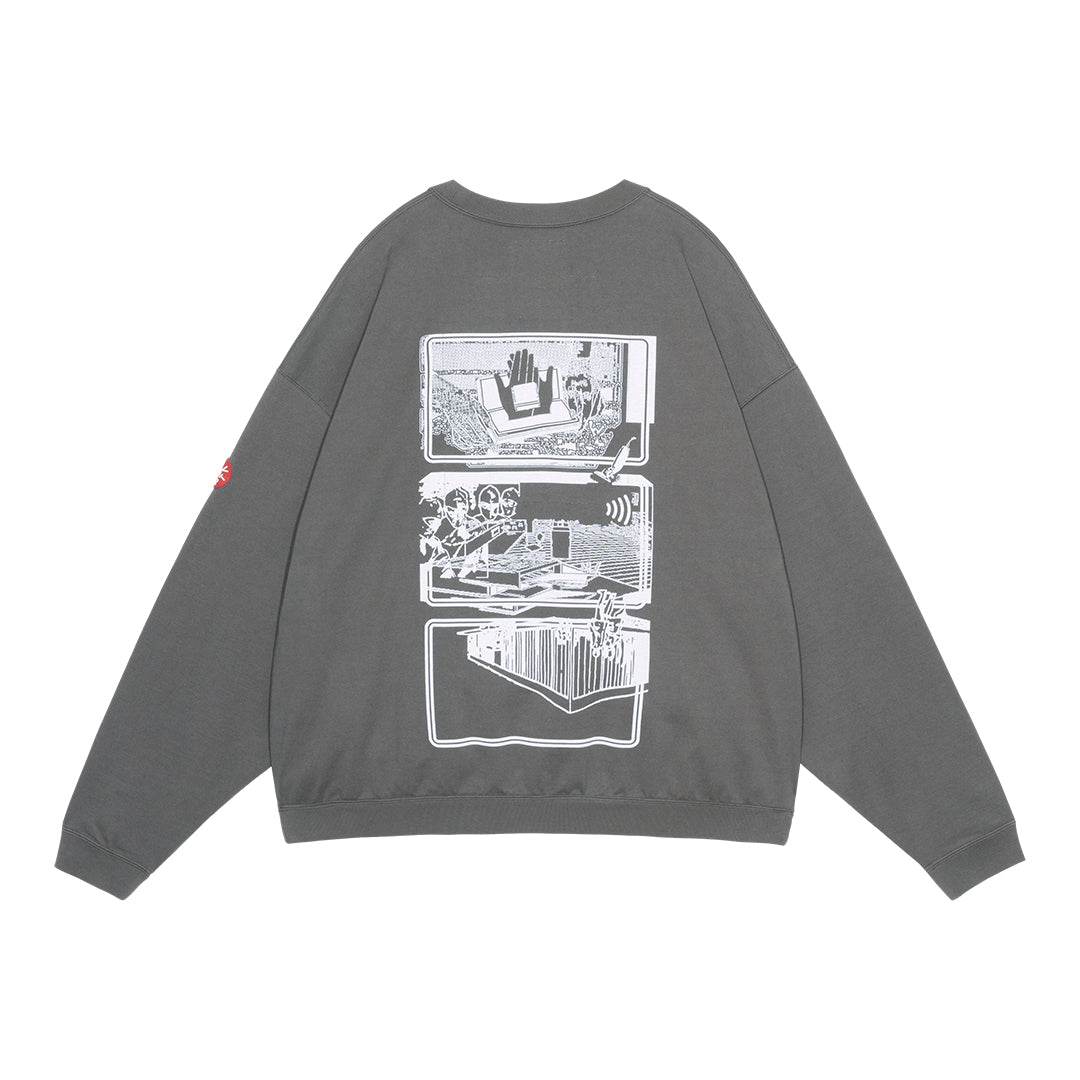 CES29CS28	MD Clean Room LIGHT BIG CREW NECK CHARCOAL