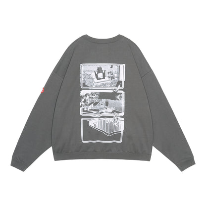 CES29CS28	MD Clean Room LIGHT BIG CREW NECK CHARCOAL