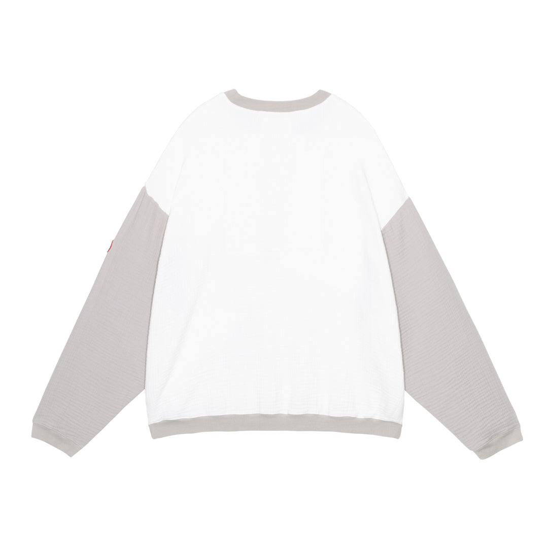 CES29CS30 AS Cylinder GAUZE CREW NECK WHITE