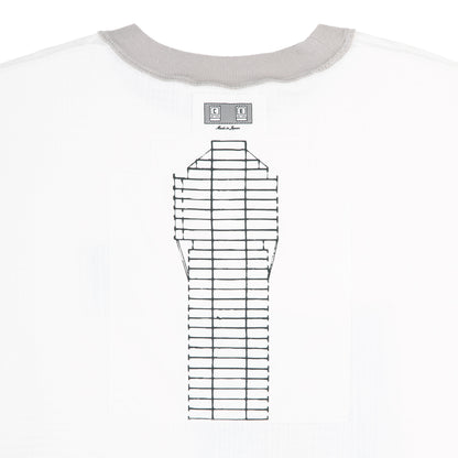 CES29CS30 AS Cylinder GAUZE CREW NECK WHITE
