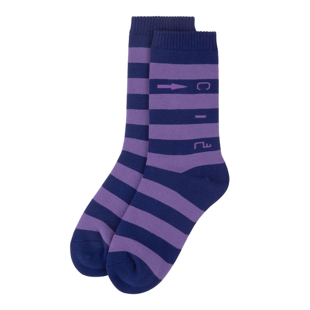 CES29G01 →C.2 STRIPE SOCKS NAVY