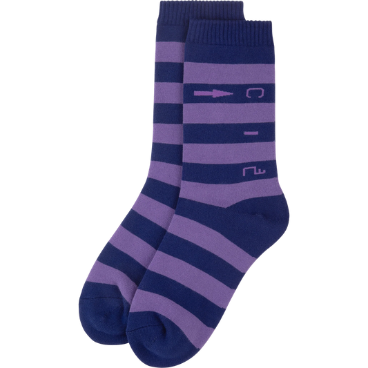 CES29G01 →C.2 STRIPE SOCKS NAVY
