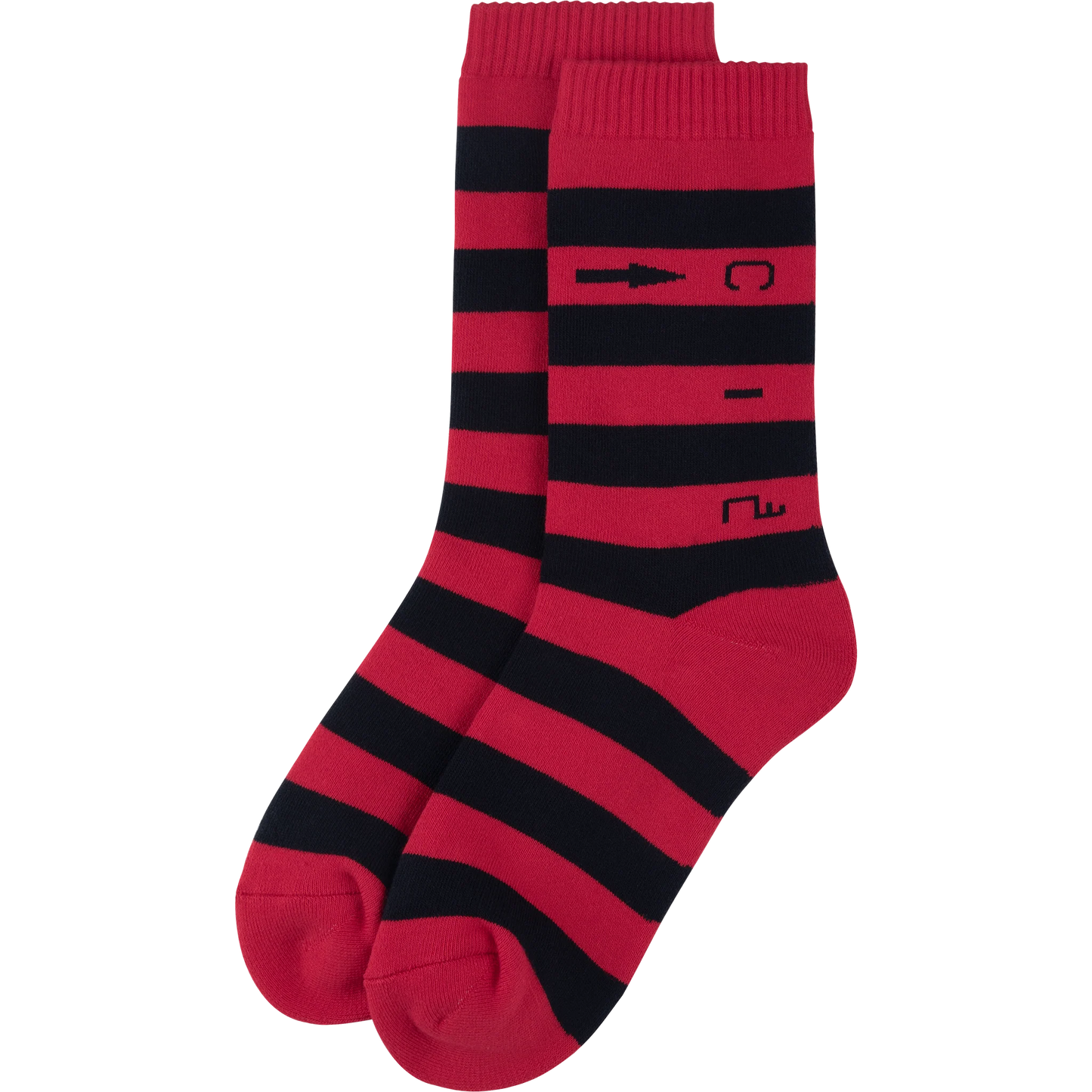 CES29G01 →C.2 STRIPE SOCKS RED