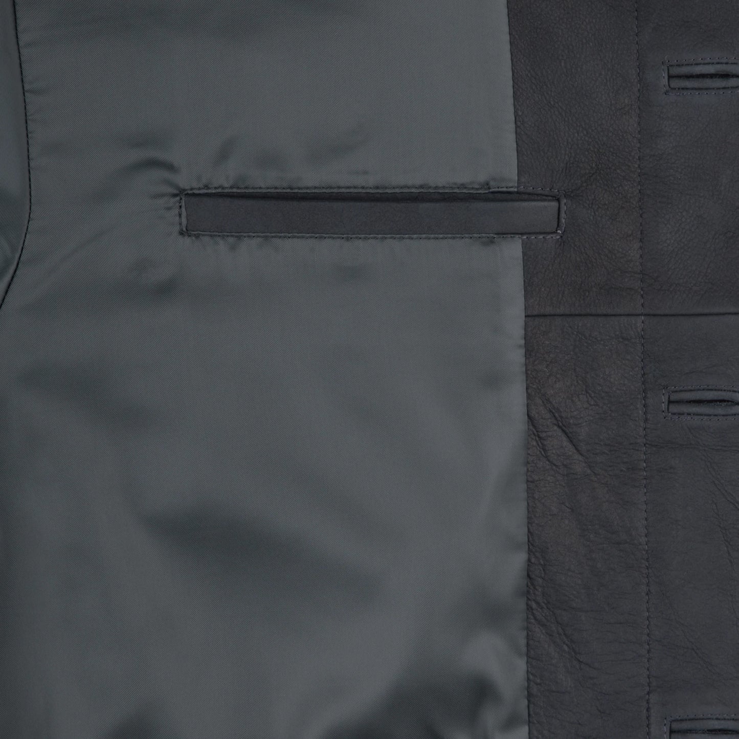 CES29JK02 COMMUNITY LEATHER JACKET GREY