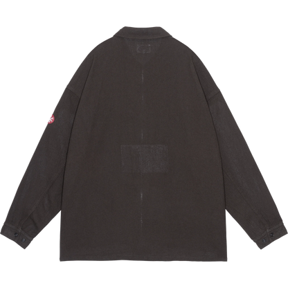 CES29JK15 WELT POCKETS ZIP SHIRT JACKET CHARCOAL