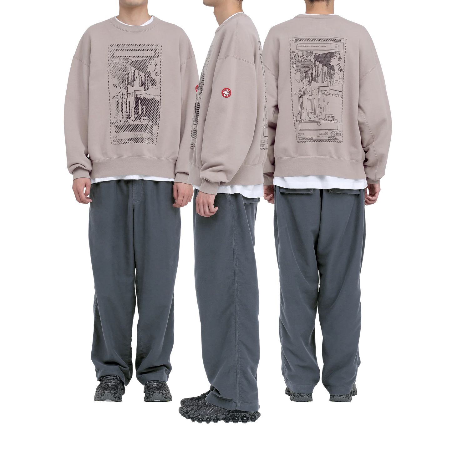 CES29CS04 MD Ostension CREW NECK BEIGE