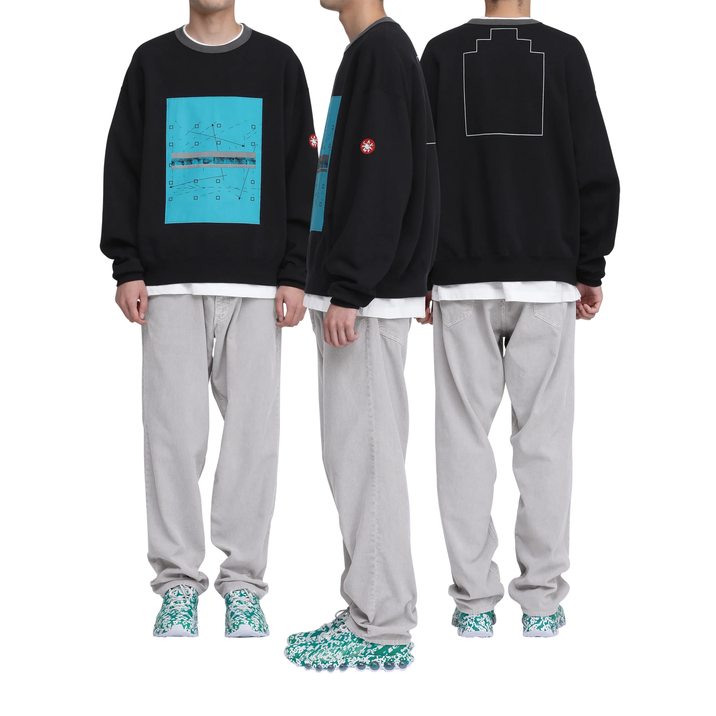 CES29CS10 AS MCCO CREW NECK BLACK