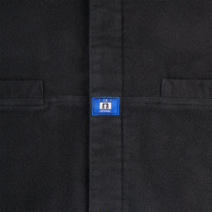 CES29SH01 BRUSHED COTTON DESIGN BIG SHIRT BLACK