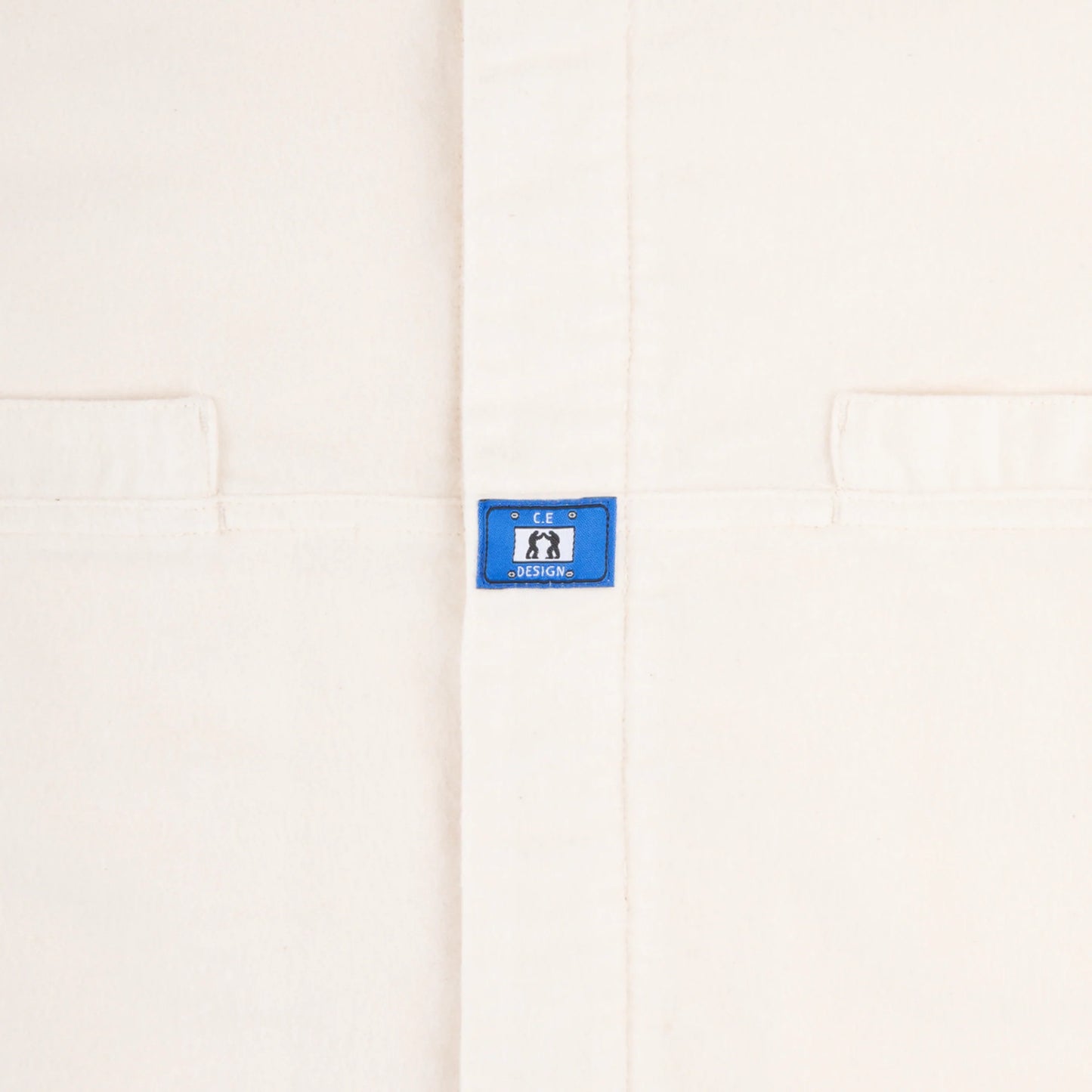 CES29SH01 BRUSHED COTTON DESIGN BIG SHIRT WHITE