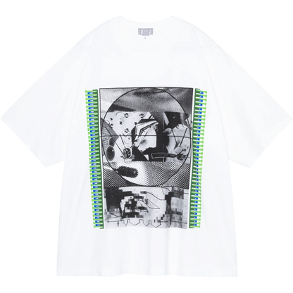 CES29T22 FK HstamimicVRSN BIG T WHITE