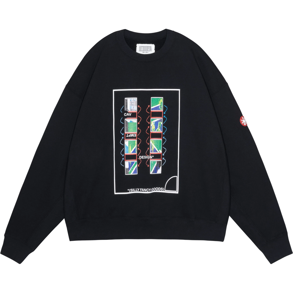 CES30CS01 MD Charged CREW NECK BLACK