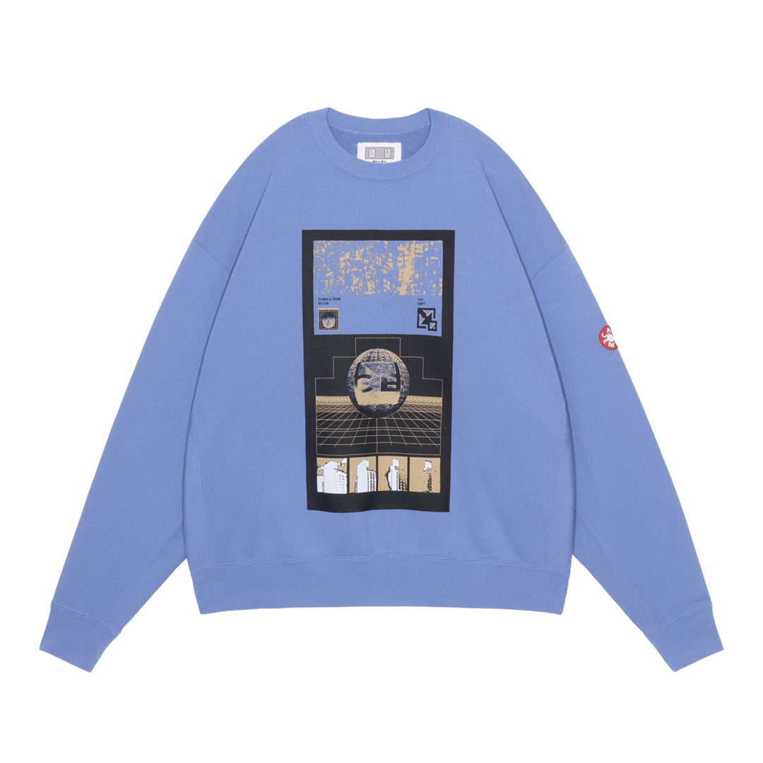CES30CS02 AS SIGgrid CREW NECK PURPLE