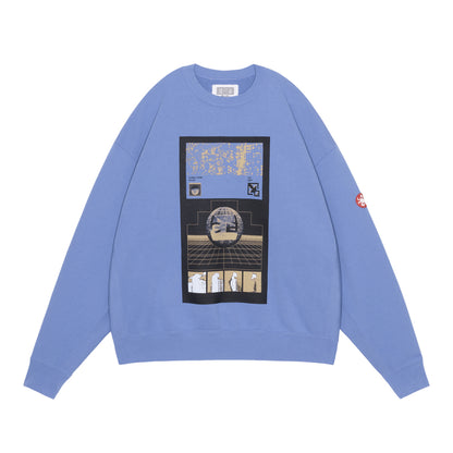 CES30CS02 AS SIGgrid CREW NECK PURPLE