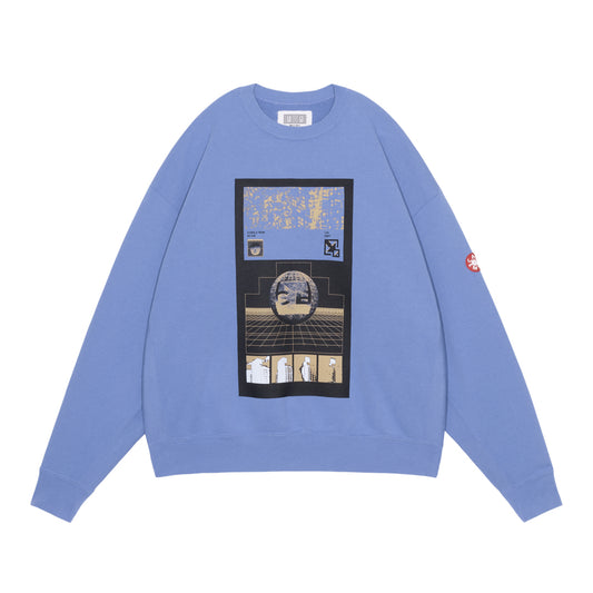 CES30CS02 AS SIGgrid CREW NECK PURPLE