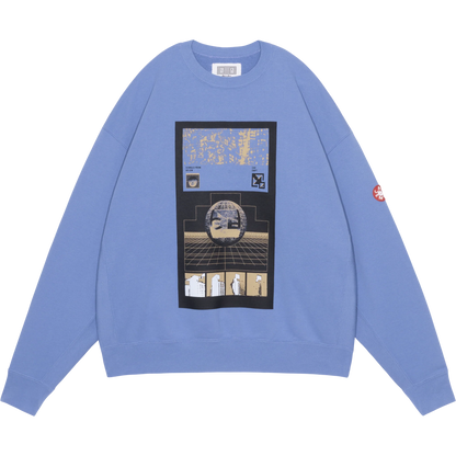 CES30CS02 AS SIGgrid CREW NECK PURPLE