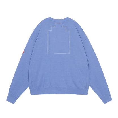 CES30CS02 AS SIGgrid CREW NECK PURPLE