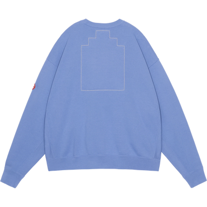 CES30CS02 AS SIGgrid CREW NECK PURPLE