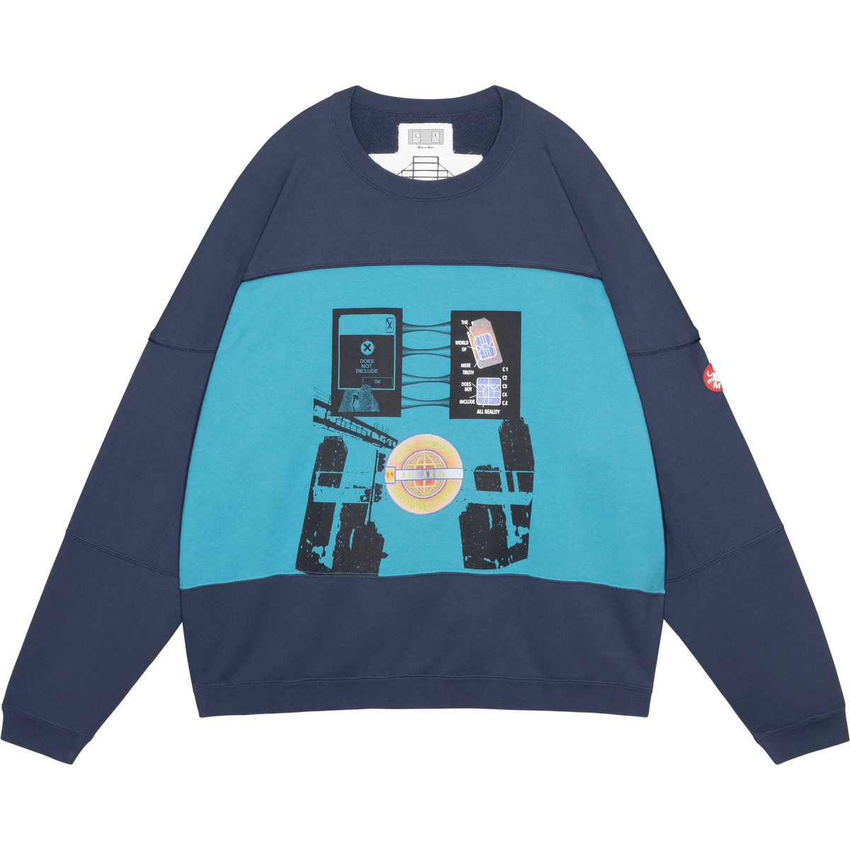 CES30CS04 MERE TRUTH CREW NECK NAVY