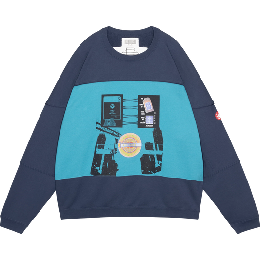CES30CS04 MERE TRUTH CREW NECK NAVY