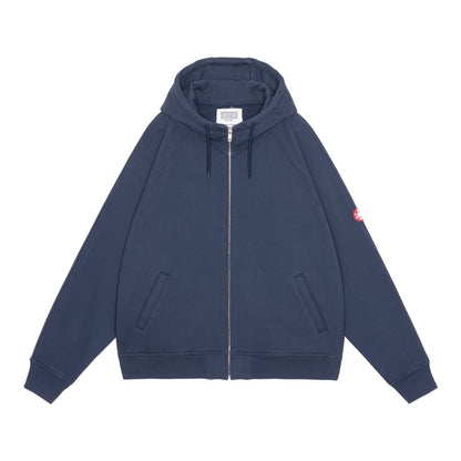 CES30CS08 SOLID BIG HEAVY ZIP HOODY NAVY
