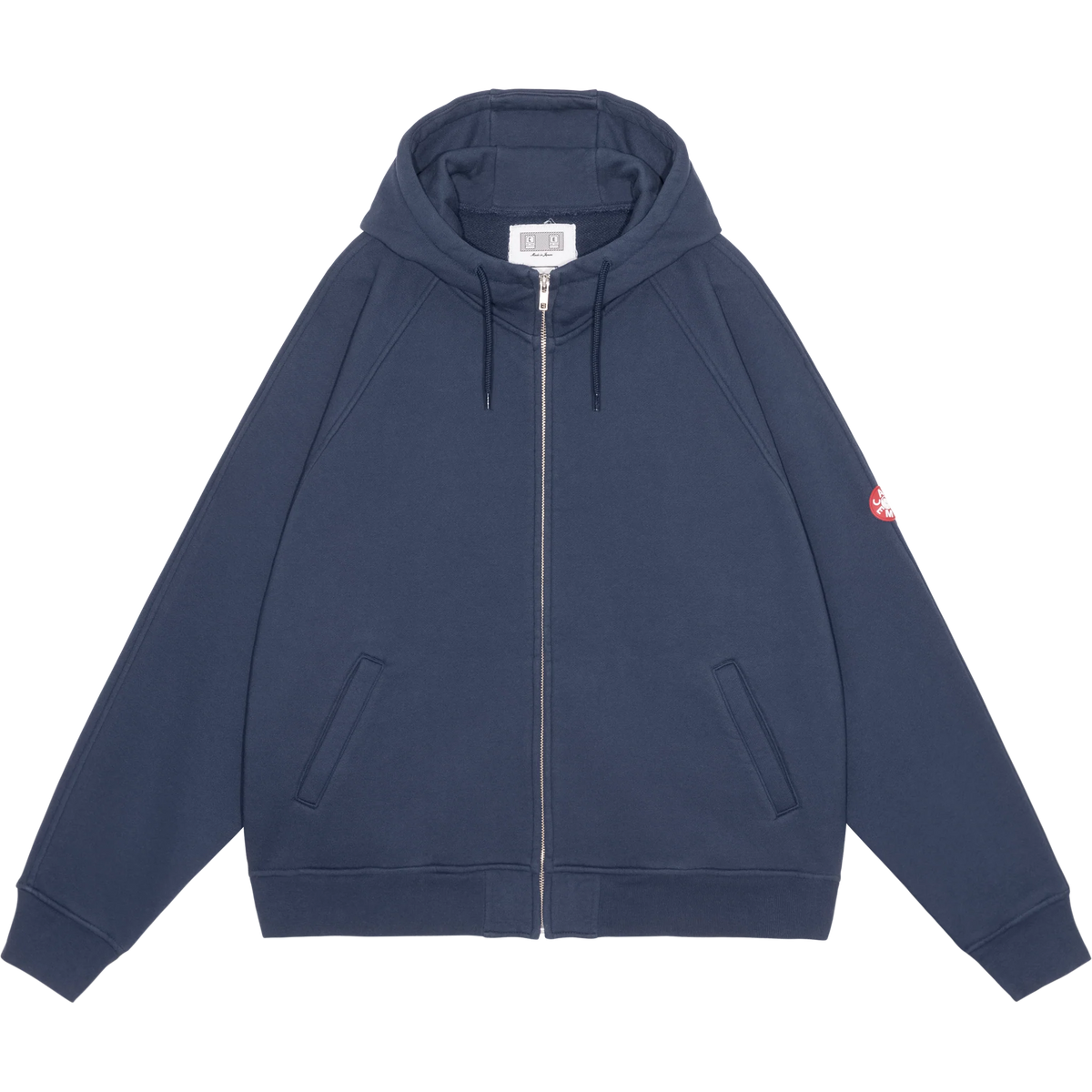 CES30CS08 SOLID BIG HEAVY ZIP HOODY NAVY
