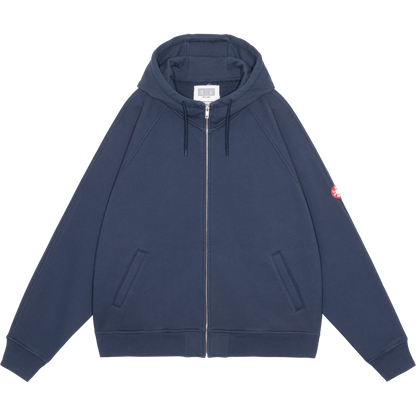 CES30CS08 SOLID BIG HEAVY ZIP HOODY NAVY