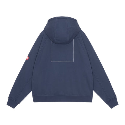 CES30CS08 SOLID BIG HEAVY ZIP HOODY NAVY