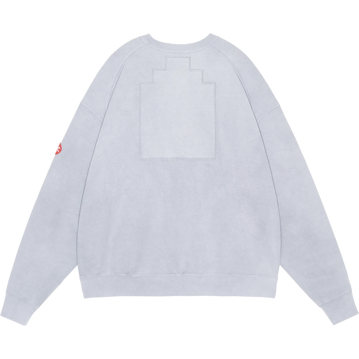 CES30CS10 OVERDYE PANEL SHOULDER CREW NECK GREY