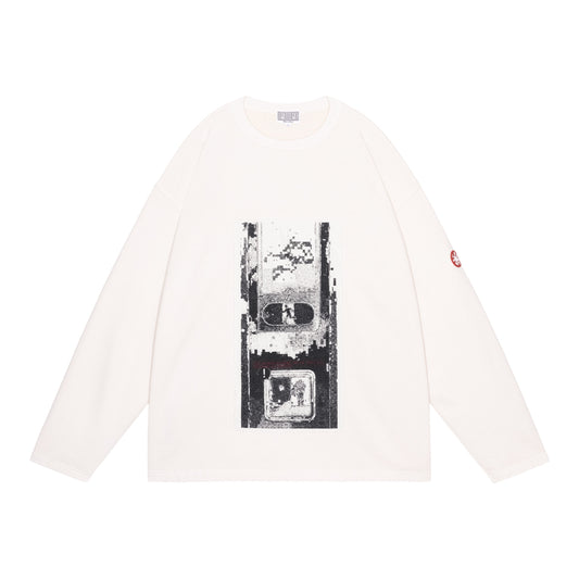 CES30CS12 WASHED AS hydroDW LONG SLEEVE WHITE