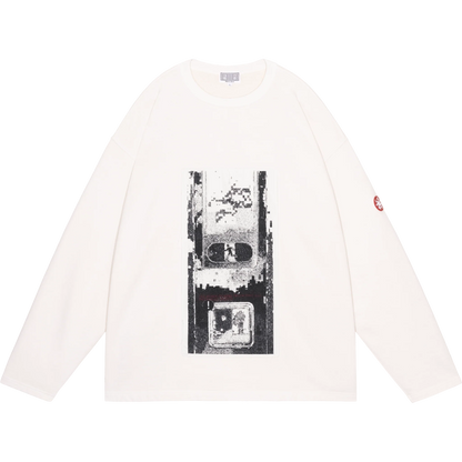 CES30CS12 WASHED AS hydroDW LONG SLEEVE WHITE