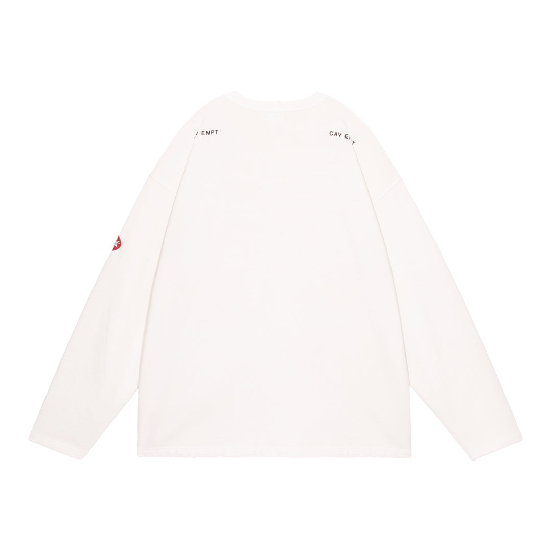 CES30CS12 WASHED AS hydroDW LONG SLEEVE WHITE