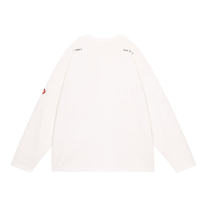 CES30CS12 WASHED AS hydroDW LONG SLEEVE WHITE