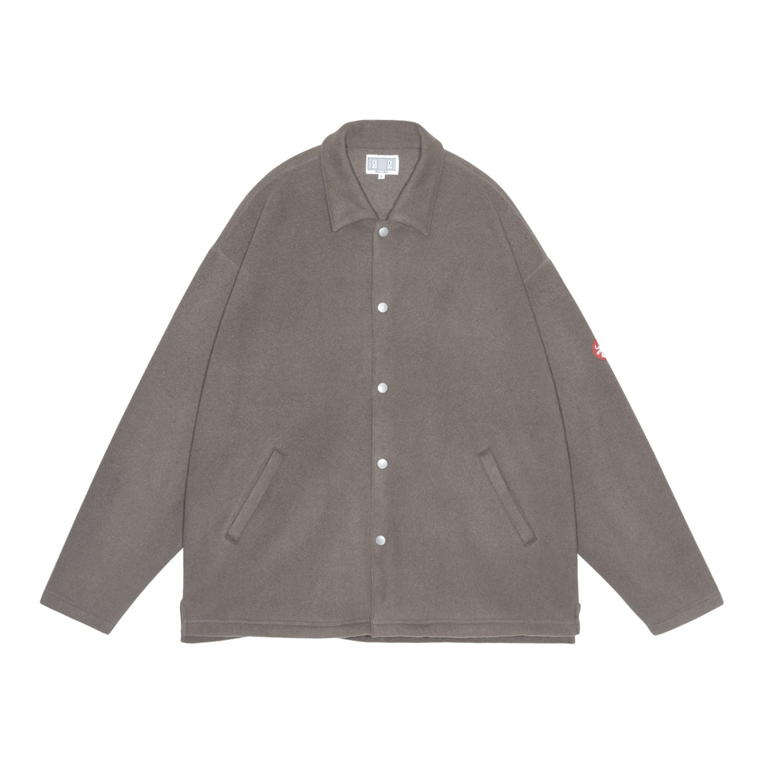 CES30CS22 FLEECE SNAP SHIRT BROWN