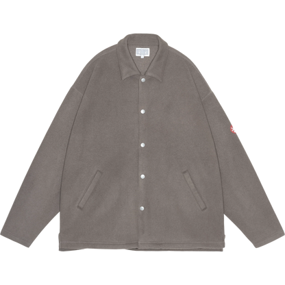 CES30CS22 FLEECE SNAP SHIRT BROWN