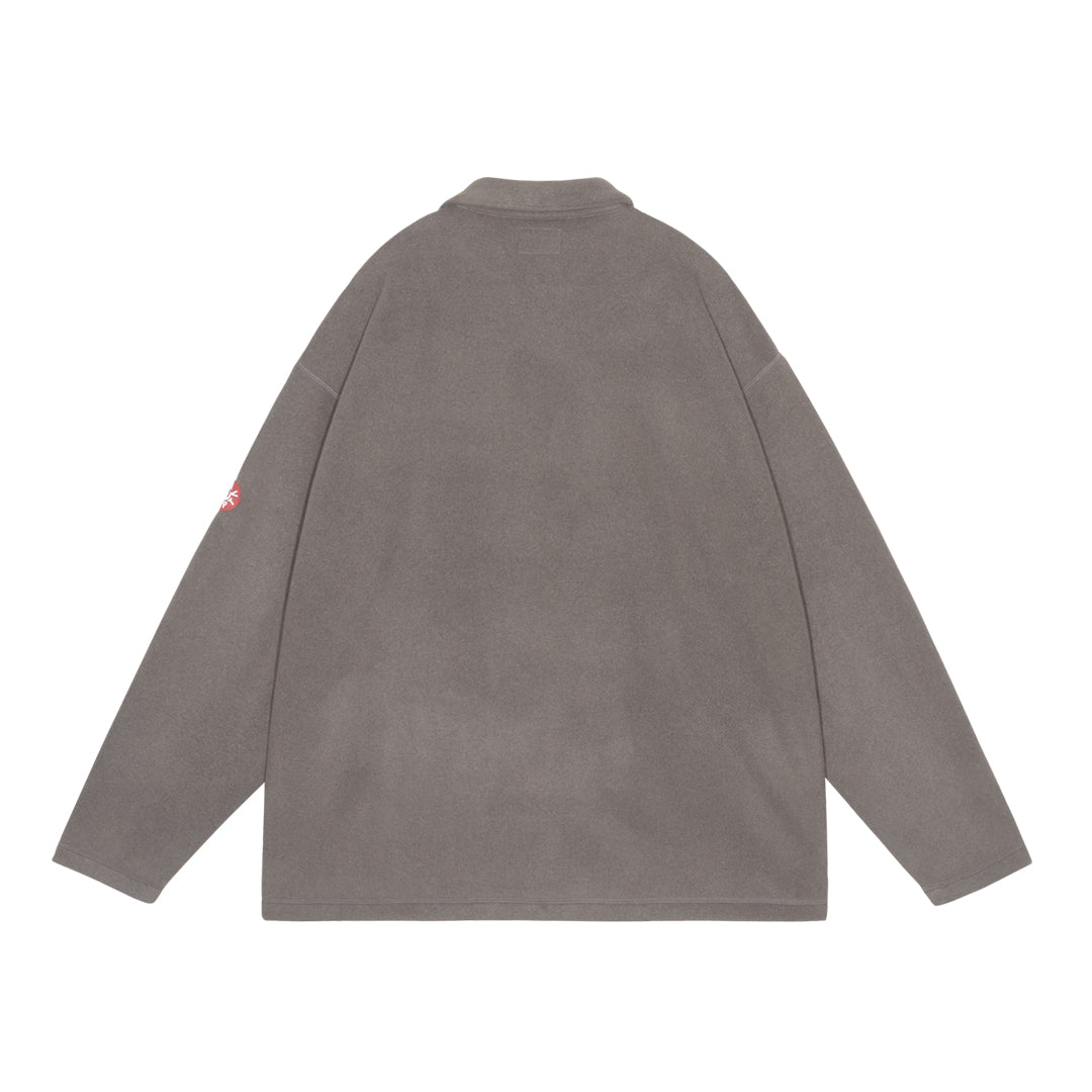 CES30CS22 FLEECE SNAP SHIRT BROWN