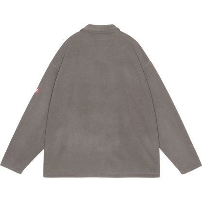 CES30CS22 FLEECE SNAP SHIRT BROWN