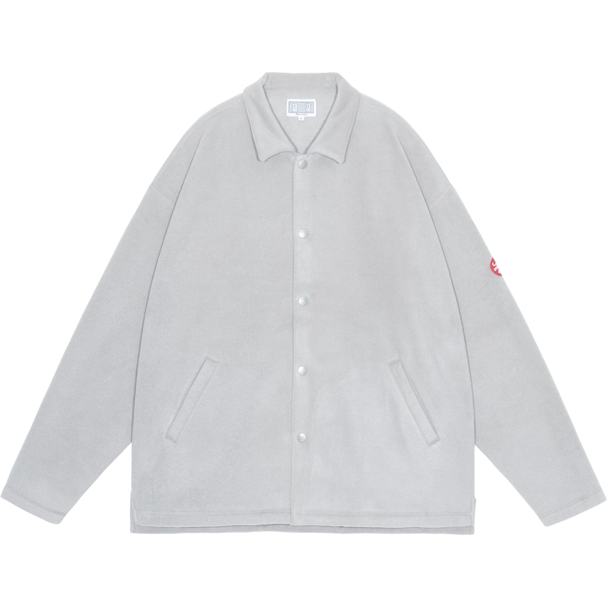CES30CS22 FLEECE SNAP SHIRT GREY