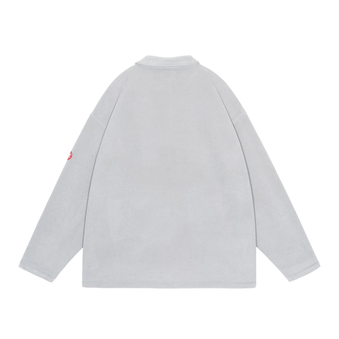 CES30CS22 FLEECE SNAP SHIRT GREY