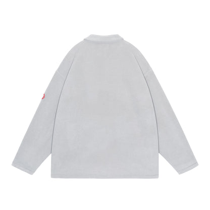 CES30CS22 FLEECE SNAP SHIRT GREY