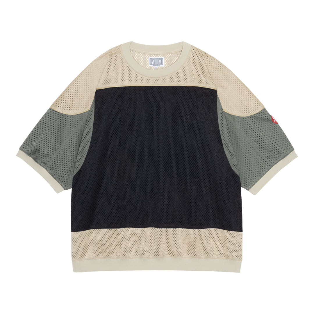 CES30CS23 MD Temporal Distortion MESH SS TOP BEIGE