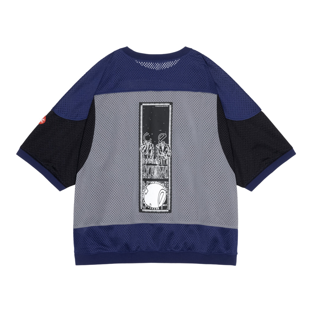 CES30CS23 MD Temporal Distortion MESH SS TOP NAVY
