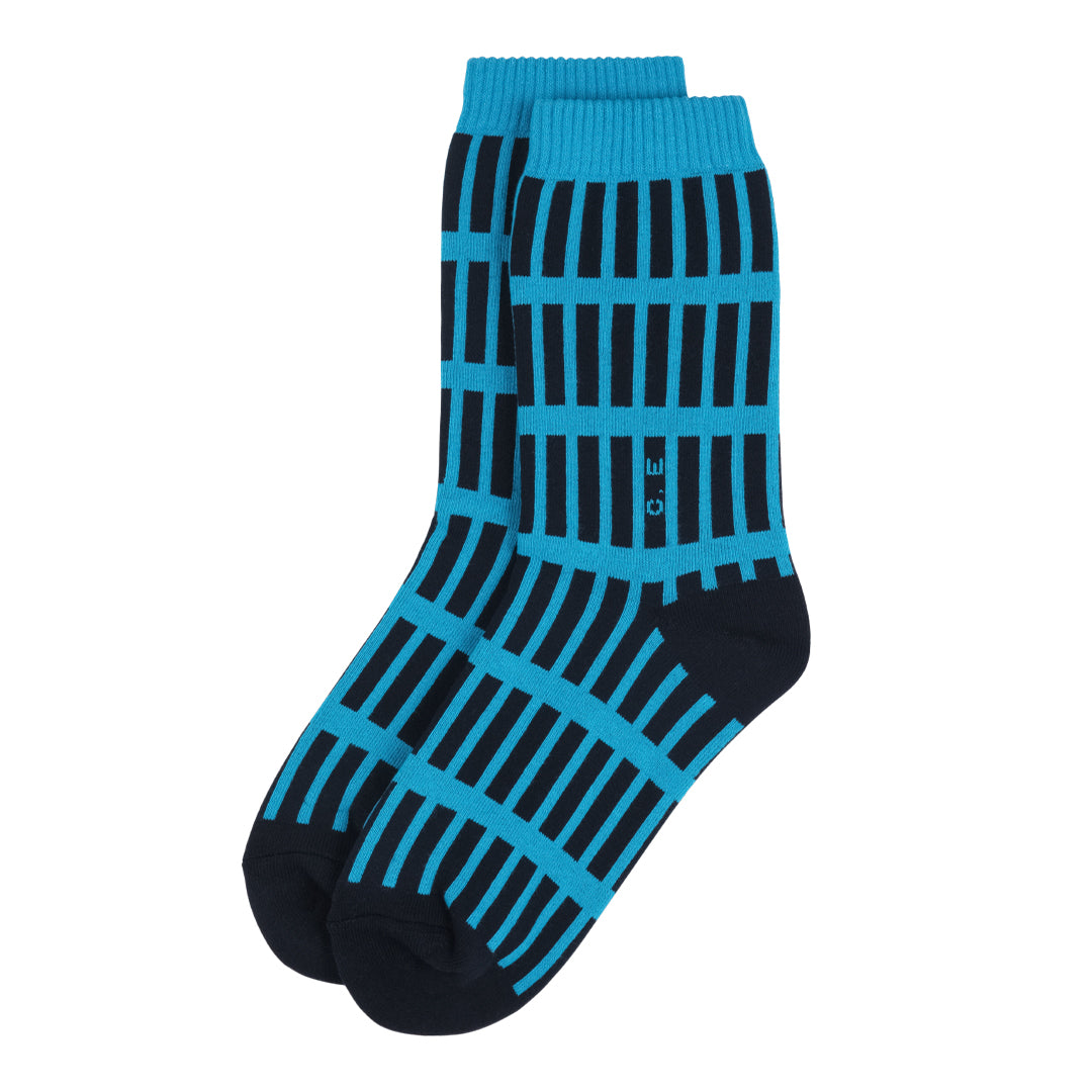 CES30G01 STRUCTURE SOCKS BLUE