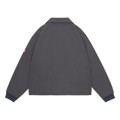 CES30JK08 PN ZIP SHORT JACKET CHARCOAL