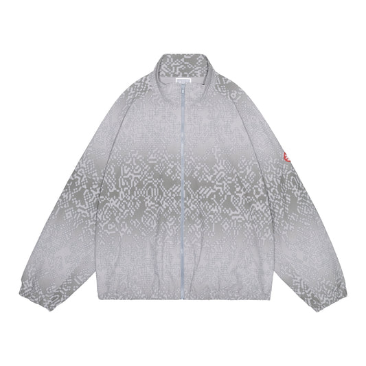 CES30JK13 PANELED DIGI7 ZIP JACKET GREY