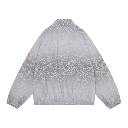 CES30JK13 PANELED DIGI7 ZIP JACKET GREY