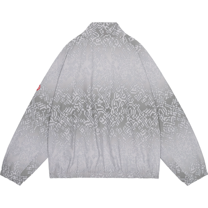 CES30JK13 PANELED DIGI7 ZIP JACKET GREY
