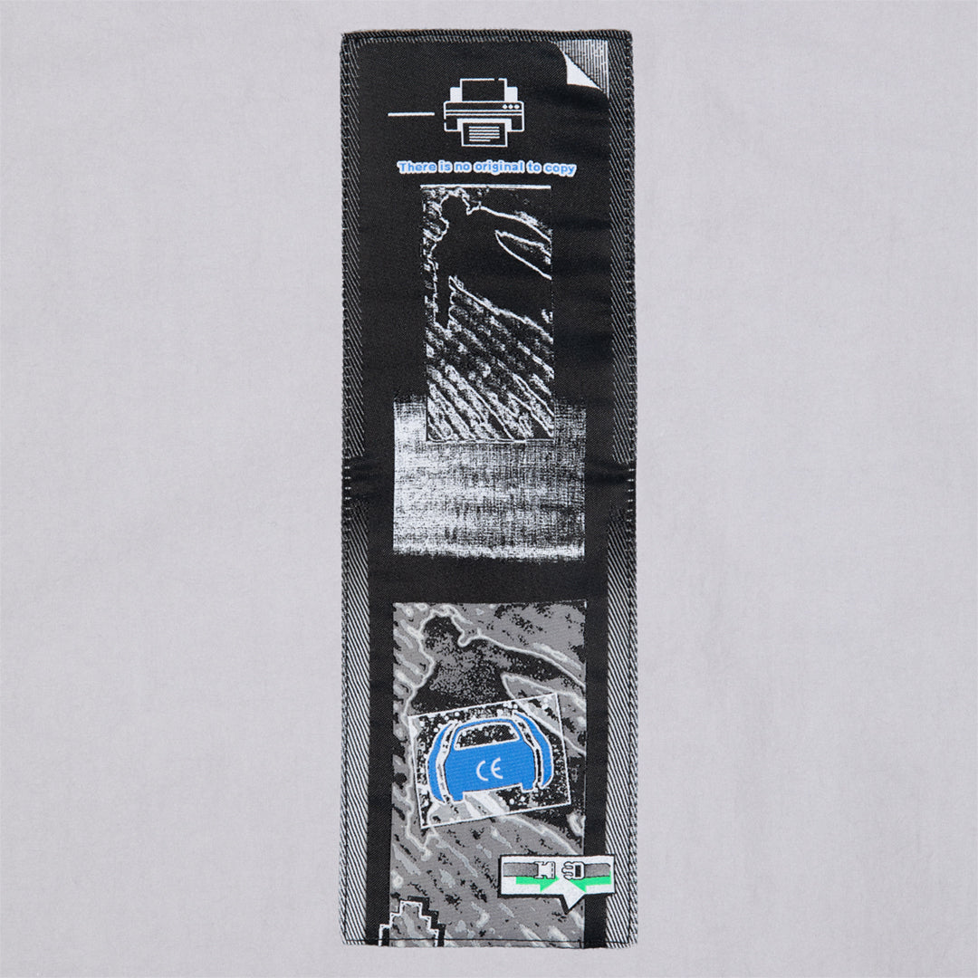 CES30JK13 PANELED DIGI7 ZIP JACKET GREY
